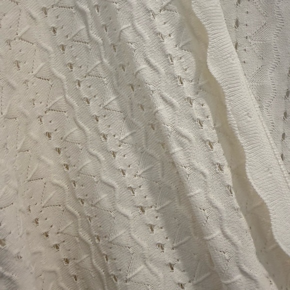 New York & Company White Knit Cardigan - Picture 3 of 8